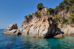 Rejs statkiem z Pineda de Mar do Tossa de Mar na Costa Brava
