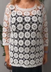 Read more about the article Narzutka, bluzka z elementów