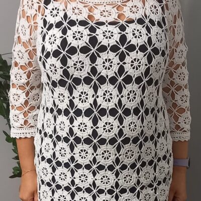 Narzutka, bluzka z elementów